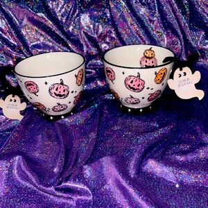 Pumpkin Halloween mug set
